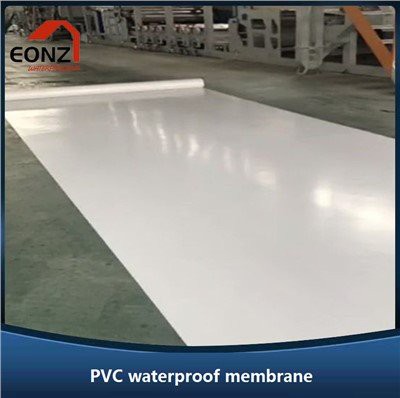 Membrana di copertura in PVC bianco